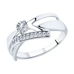 Кольцо Sokolov и Diamant серебро 94012823 (Sokolov и Diamant, Россия)