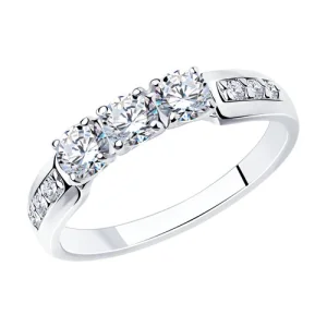 Кольцо Sokolov и Diamant серебро 94012864 (Sokolov и Diamant, Россия)