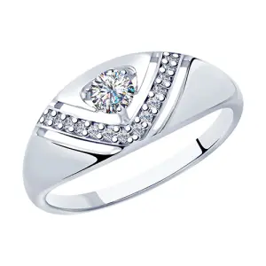 Кольцо Sokolov и Diamant серебро 94012879 (Sokolov и Diamant, Россия)