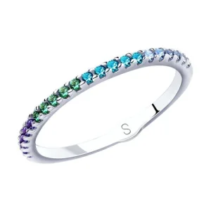 Кольцо Sokolov и Diamant серебро 94012902 (Sokolov и Diamant, Россия)
