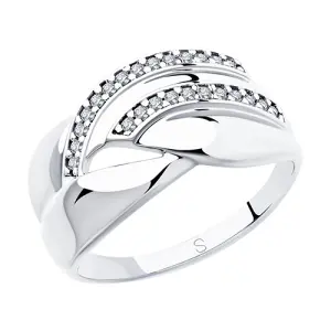 Кольцо Sokolov и Diamant серебро 94012919 (Sokolov и Diamant, Россия)