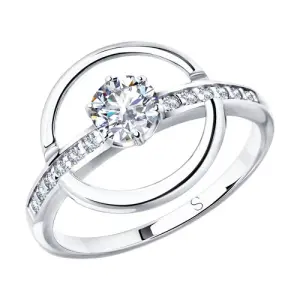Кольцо Sokolov и Diamant серебро 94012941 (Sokolov и Diamant, Россия)