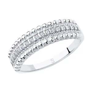 Кольцо Sokolov и Diamant серебро 94013016 (Sokolov и Diamant, Россия)