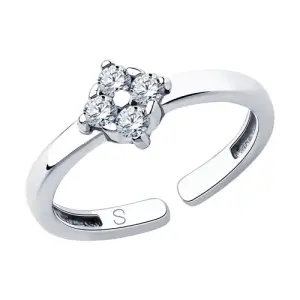 Кольцо Sokolov и Diamant серебро 94013063 (Sokolov и Diamant, Россия)