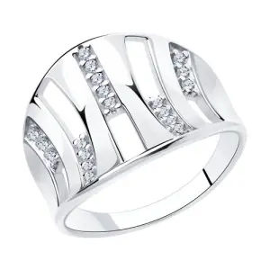 Кольцо Sokolov и Diamant серебро 94013194 (Sokolov и Diamant, Россия)