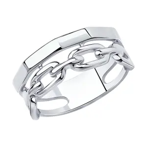Кольцо Sokolov и Diamant серебро 94013219 (Sokolov и Diamant, Россия)