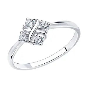 Кольцо Sokolov и Diamant серебро 94013504 (Sokolov и Diamant, Россия)