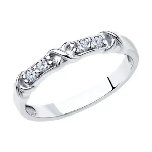 Кольцо Sokolov и Diamant серебро 94013526 (Sokolov и Diamant, Россия)