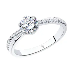Кольцо Sokolov и Diamant серебро 94013559 (Sokolov и Diamant, Россия)