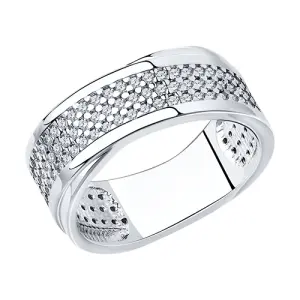 Кольцо Sokolov и Diamant серебро 94013590 (Sokolov и Diamant, Россия)