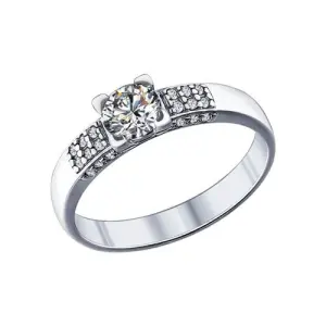 Кольцо Sokolov и Diamant серебро 94013645 (Sokolov и Diamant, Россия)