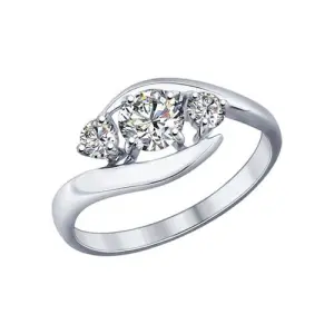 Кольцо Sokolov и Diamant серебро 94013663 (Sokolov и Diamant, Россия)