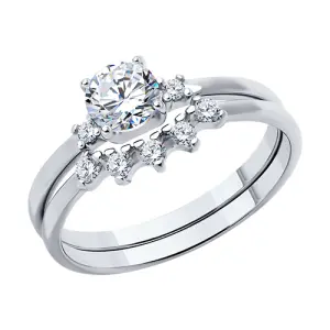 Кольцо Sokolov и Diamant серебро 94013800 (Sokolov и Diamant, Россия)