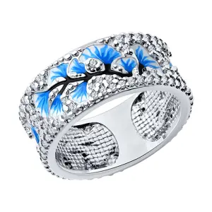 Кольцо Sokolov и Diamant серебро 94013877 (Sokolov и Diamant, Россия)