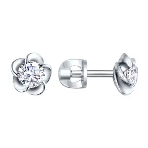 Серьги Sokolov и Diamant серебро 94020286 (Sokolov и Diamant, Россия)