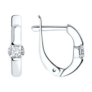 Серьги Sokolov и Diamant серебро 94020415 (Sokolov и Diamant, Россия)