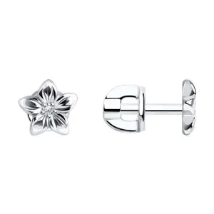 Серьги Sokolov и Diamant серебро 94020528 (Sokolov и Diamant, Россия)