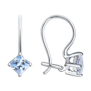 Серьги Sokolov и Diamant серебро 94020582 (Sokolov и Diamant, Россия)