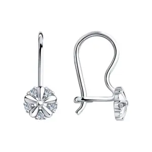 Серьги Sokolov и Diamant серебро 94021301 (Sokolov и Diamant, Россия)