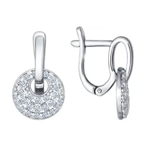 Серьги Sokolov и Diamant серебро 94021492 (Sokolov и Diamant, Россия)