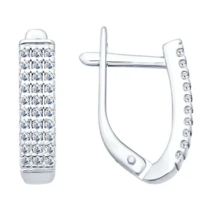 Серьги Sokolov и Diamant серебро 94021813 (Sokolov и Diamant, Россия)