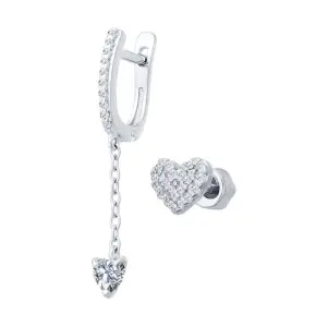 Серьги Sokolov и Diamant серебро 94021851 (Sokolov и Diamant, Россия)