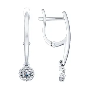 Серьги Sokolov и Diamant серебро 94021888 (Sokolov и Diamant, Россия)