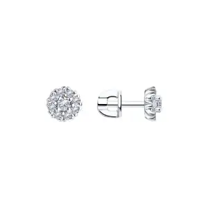 Серьги Sokolov и Diamant серебро 94021906 (Sokolov и Diamant, Россия)