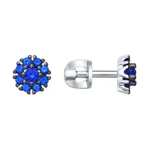 Серьги Sokolov и Diamant серебро 94021907 (Sokolov и Diamant, Россия)