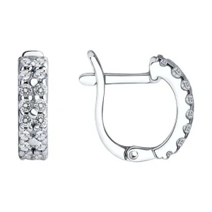 Серьги Sokolov и Diamant серебро 94021914 (Sokolov и Diamant, Россия)