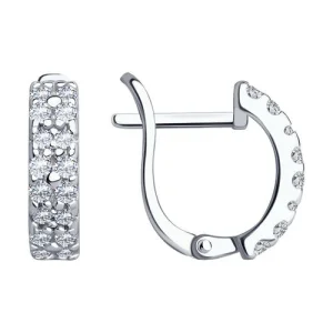 Серьги Sokolov и Diamant серебро 94021916 (Sokolov и Diamant, Россия)