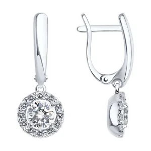 Серьги Sokolov и Diamant серебро 94021953 (Sokolov и Diamant, Россия)