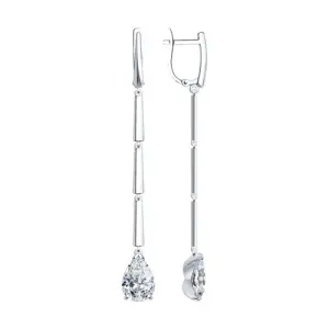 Серьги Sokolov и Diamant серебро 94022281 (Sokolov и Diamant, Россия)