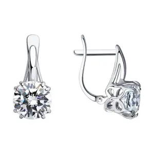 Серьги Sokolov и Diamant серебро 94022291 (Sokolov и Diamant, Россия)