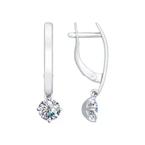 Серьги Sokolov и Diamant серебро 94022297 (Sokolov и Diamant, Россия)