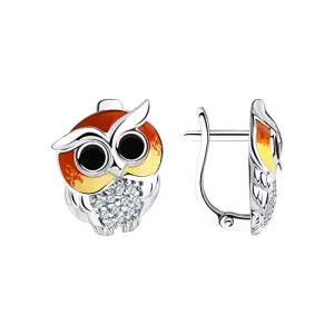 Серьги Sokolov и Diamant серебро 94022921 (Sokolov и Diamant, Россия)