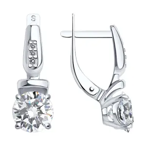 Серьги Sokolov и Diamant серебро 94022946 (Sokolov и Diamant, Россия)