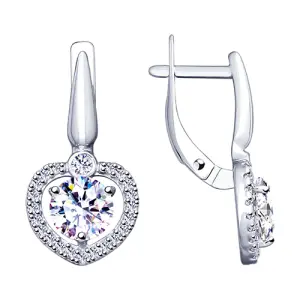 Серьги Sokolov и Diamant серебро 94023077 (Sokolov и Diamant, Россия)