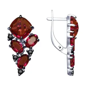 Серьги Sokolov и Diamant серебро 94023084 (Sokolov и Diamant, Россия)