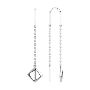 Серьги Sokolov и Diamant серебро 94023241 (Sokolov и Diamant, Россия)