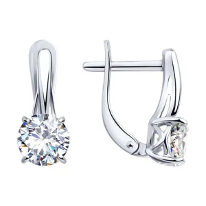 Серьги Sokolov и Diamant серебро 94023247 (Sokolov и Diamant, Россия)