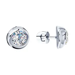 Серьги Sokolov и Diamant серебро 94023276 (Sokolov и Diamant, Россия)