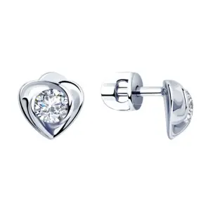 Серьги Sokolov и Diamant серебро 94023278 (Sokolov и Diamant, Россия)