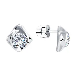 Серьги Sokolov и Diamant серебро 94023282 (Sokolov и Diamant, Россия)