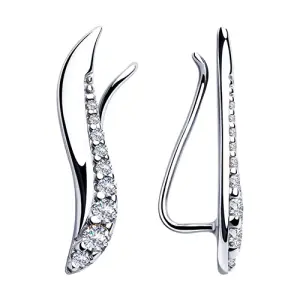 Серьги Sokolov и Diamant серебро 94023332 (Sokolov и Diamant, Россия)