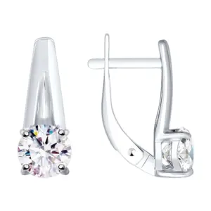 Серьги Sokolov и Diamant серебро 94023417 (Sokolov и Diamant, Россия)
