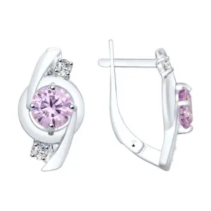Серьги Sokolov и Diamant серебро 94023418 (Sokolov и Diamant, Россия)