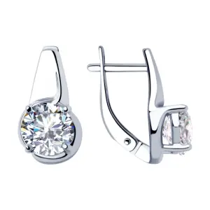 Серьги Sokolov и Diamant серебро 94023425 (Sokolov и Diamant, Россия)