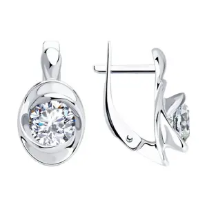 Серьги Sokolov и Diamant серебро 94023435 (Sokolov и Diamant, Россия)