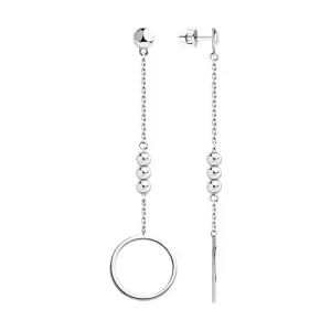 Серьги Sokolov и Diamant серебро 94023487 (Sokolov и Diamant, Россия)